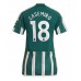 Manchester United Casemiro #18 Replika Borta matchkläder Dam 2023-24 Korta ärmar
